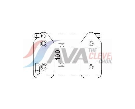 Oljekylare, automatisk transmission