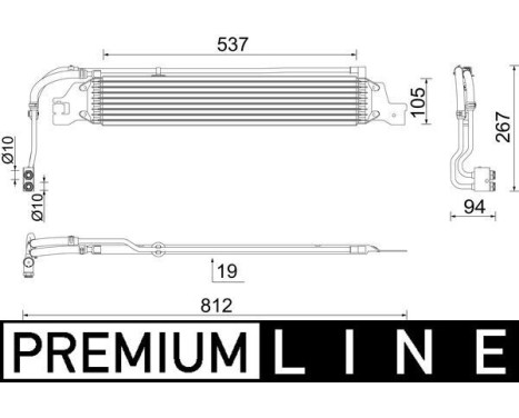 Oljekylare, automatisk växellåda
