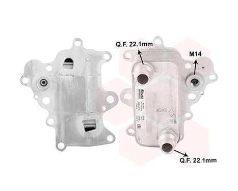 OLJEKYLARE FÖR MOTOR 01013701 International Radiators