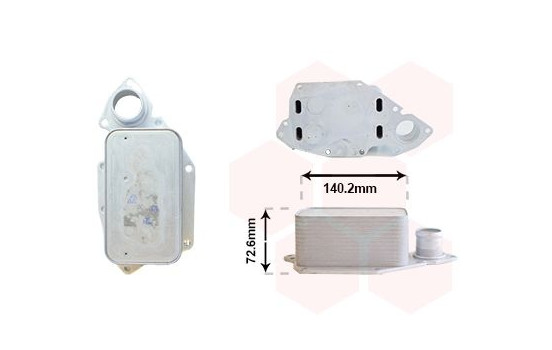 OLJEKYLARE FÖR MOTOR 43013714 International Radiators