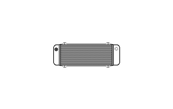 Oljekylare, motor 03003033 Van Wezel