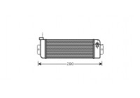 Oljekylare, motor 17003277 Van Wezel