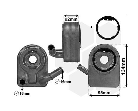 Oljekylare, motor 18013700 International Radiators