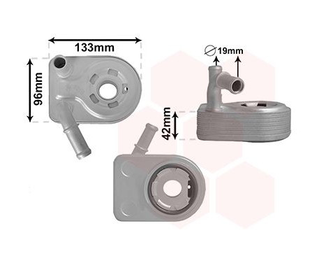 Oljekylare, motor 18013709 International Radiators