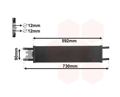 Oljekylare, motor 21013701 International Radiators