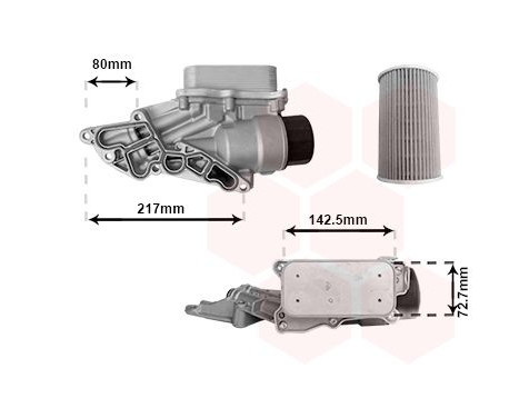 Oljekylare, motor 30013688 International Radiators