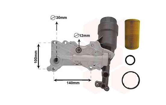 Oljekylare, motor 30013703 International Radiators, bild 2