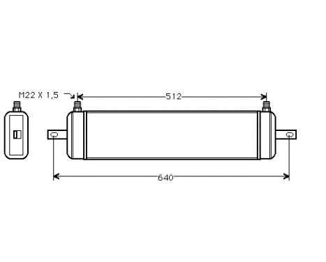 Oljekylare, motor 37003212 Van Wezel