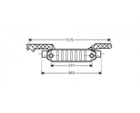Oljekylare, motor 40003282 International Radiators