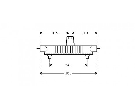 Oljekylare, motor 40003283 International Radiators