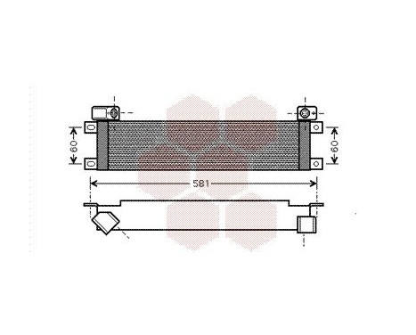 Oljekylare, motor 43003289 International Radiators, bild 2