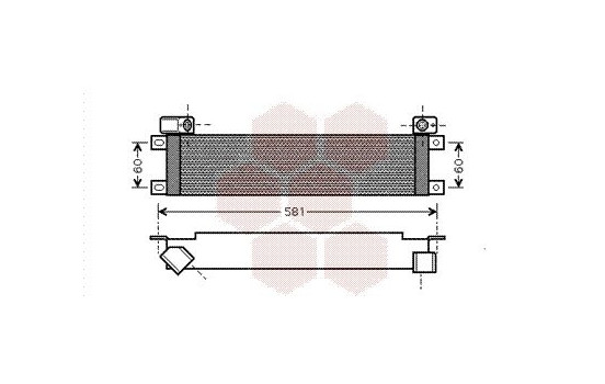 Oljekylare, motor 43003289 International Radiators, bild 2