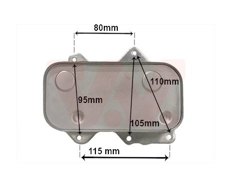 Oljekylare, motor 58013717 International Radiators