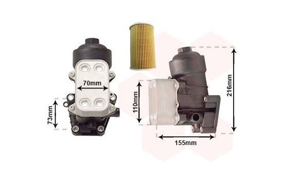 Oljekylare, motor 58013721 International Radiators