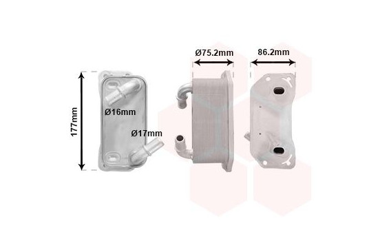 Oljekylare, motor 59013704 International Radiators