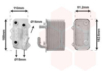 Oljekylare, motor 74013704 International Radiators