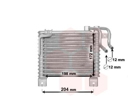 Oljekylare, motor 82003329 International Radiators