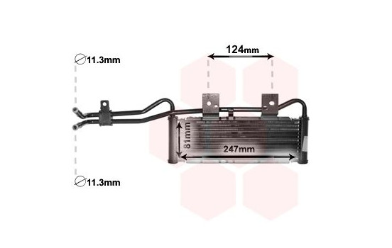 Oljekylare, motor 82003330 International Radiators