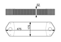 Oljekylare, motor BEHR *** PREMIUM LINE ***