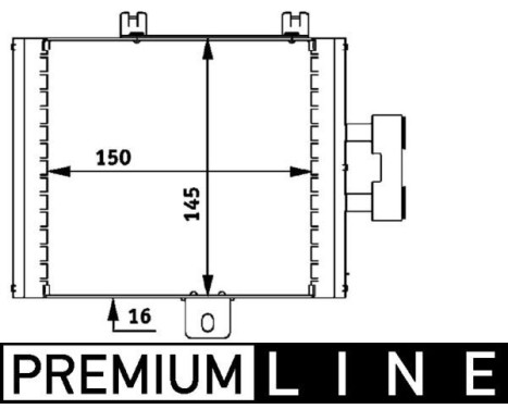 Oljekylare, motor BEHR *** PREMIUM LINE ***