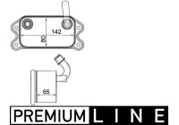 Oljekylare, motor BEHR *** PREMIUM LINE ***