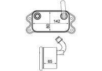 Oljekylare, motor BEHR *** PREMIUM LINE ***