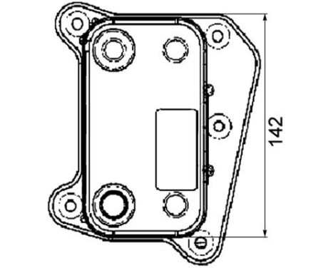 Oljekylare, motor BEHR *** PREMIUM LINE ***, bild 2