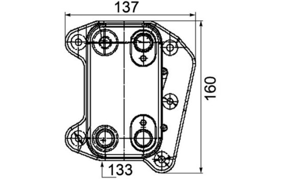 Oljekylare, motor BEHR *** PREMIUM LINE ***