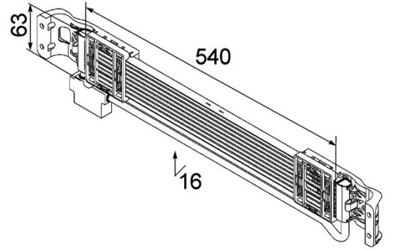 Oljekylare, motor BEHR *** PREMIUM LINE ***