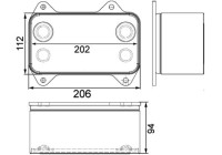 Oljekylare, motor BEHR *** PREMIUM LINE ***