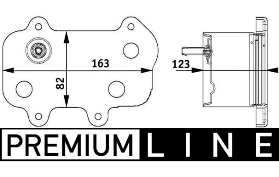 Oljekylare, motor BEHR *** PREMIUM LINE ***