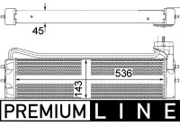 Oljekylare, motor BEHR *** PREMIUM LINE ***