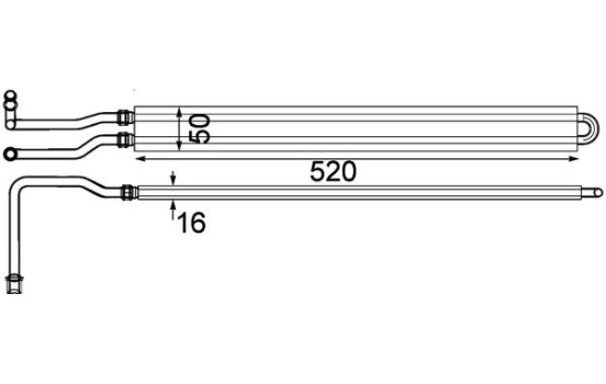 Oljekylare, motor BEHR *** PREMIUM LINE ***