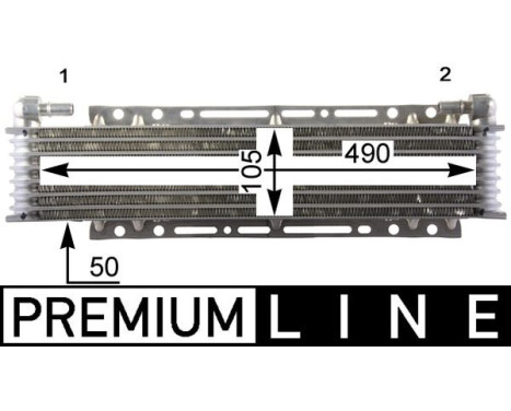 Oljekylare, motor BEHR *** PREMIUM LINE ***