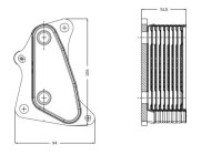 Oljekylare, motor EASY FIT
