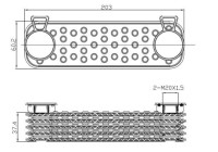 Oljekylare, motor EASY FIT