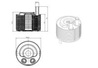 Oljekylare, motor EASY FIT
