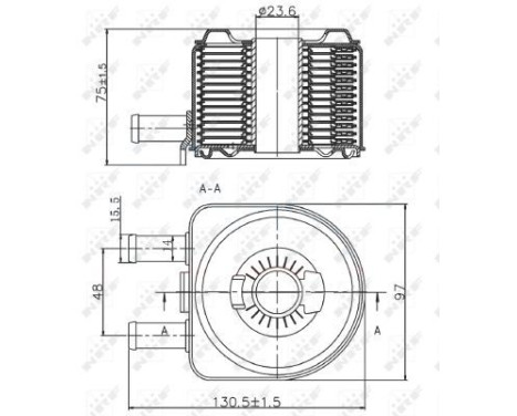 Oljekylare, motor EASY FIT, bild 5