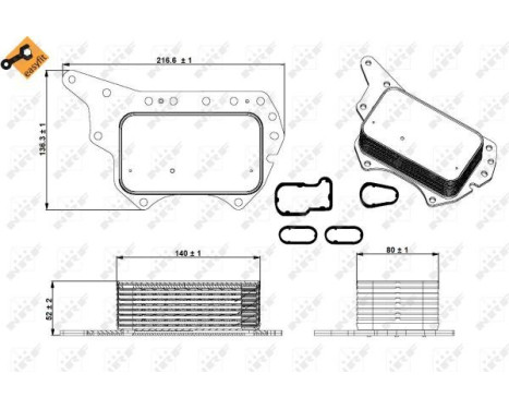 Oljekylare, motor EASY FIT, bild 5