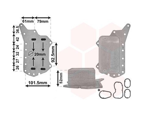 Oljekylare, motor *** IR PLUS ***