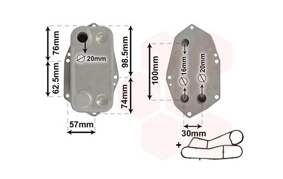 Oljekylare, motor *** IR PLUS ***