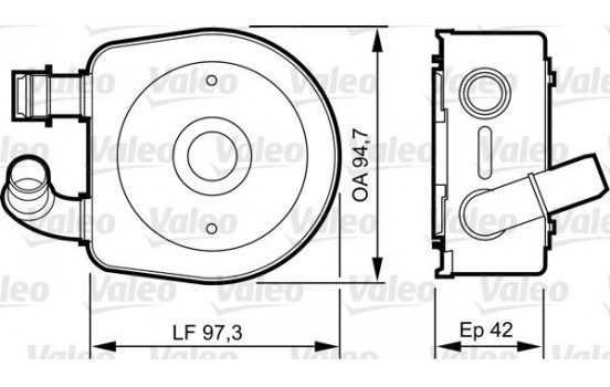 Oljekylare, motor