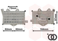 Oljekylare, motor