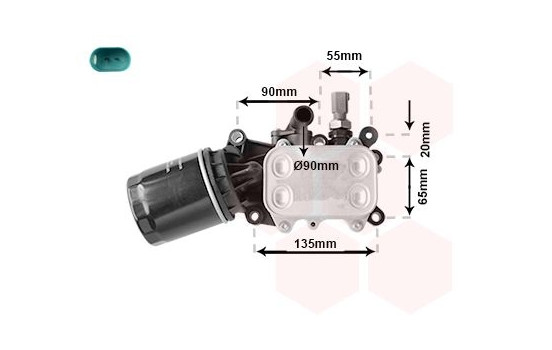 Oljekylare, motor