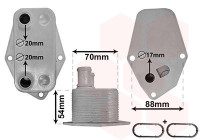 Oljekylare, motor