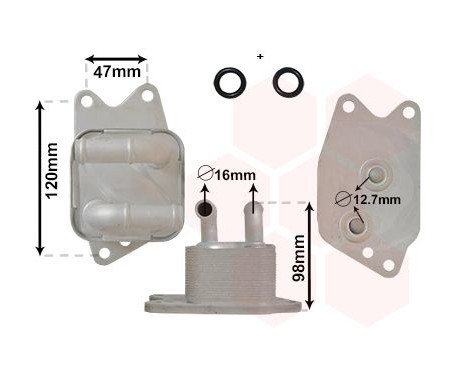 Oljekylare, motor