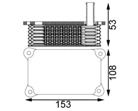 Oljekylare, motor