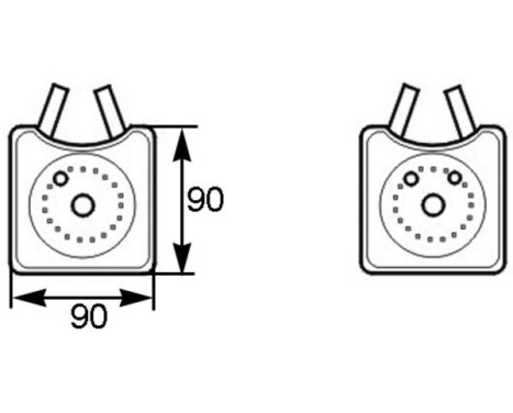Oljekylare, motor
