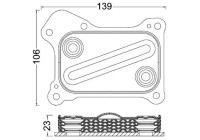 Oljekylare, motor