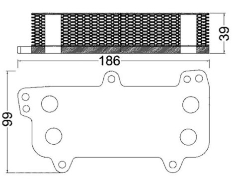 Oljekylare, motor